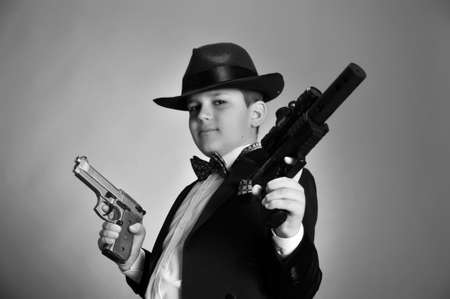 young ganksterの写真素材