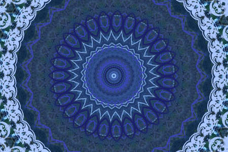 blue circular pattern