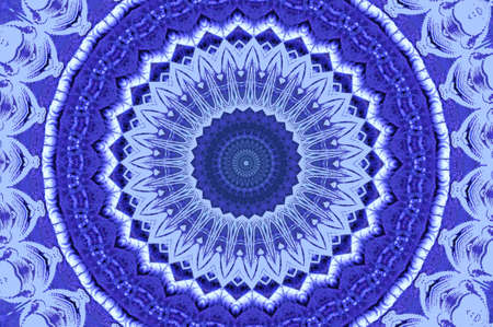 blue circular patternの写真素材