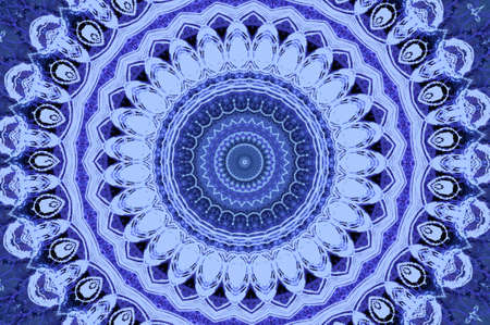 blue circular patternの写真素材