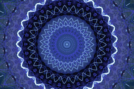 blue circular pattern