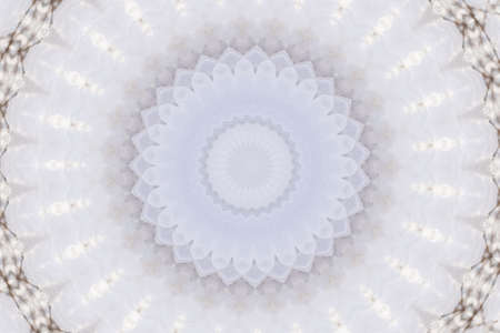 white circular pattern