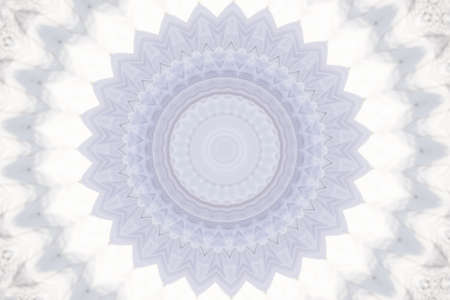 white circular pattern