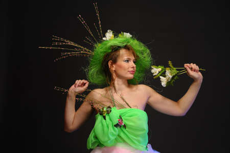 Spring girlの写真素材