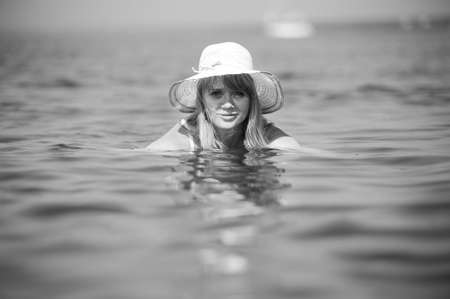 The water girlの写真素材