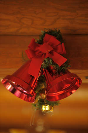 Red Christmas Bellsの写真素材