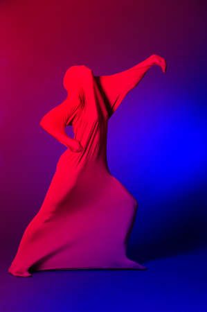 Abstract dancing figureの写真素材