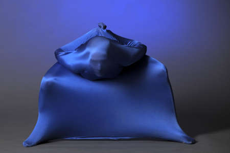 Abstract dancing figureの写真素材