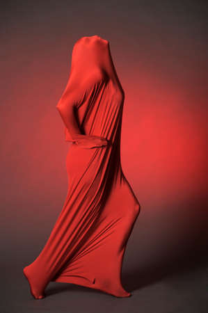 Abstract dancing figureの写真素材