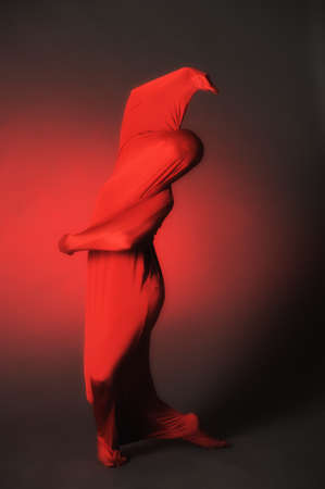 Abstract dancing figureの写真素材