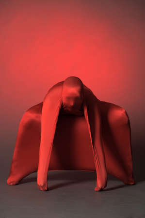 Abstract dancing figureの写真素材