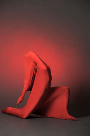 Abstract dancing figureの写真素材