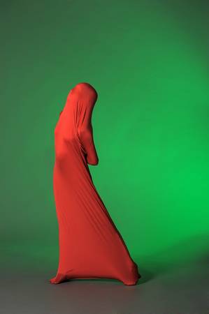 Abstract dancing figureの写真素材