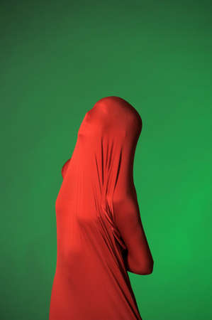 Abstract dancing figureの写真素材