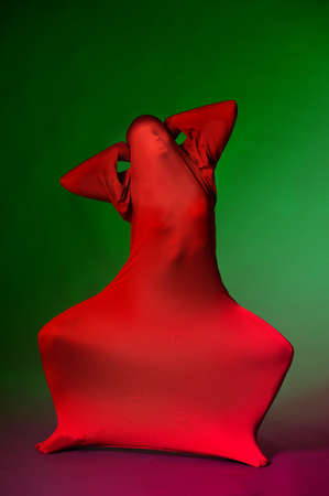 Abstract dancing figureの写真素材