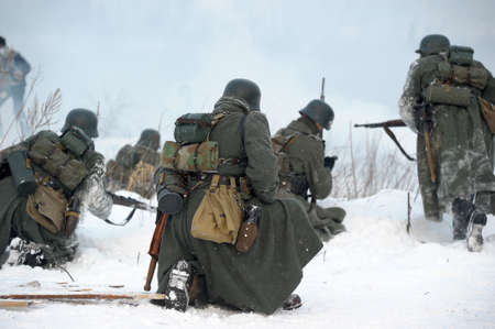 Reconstruction of a major military operation of the Leningrad Front - The January Thunder,  lifting of the blockade of Leningrad.のeditorial素材