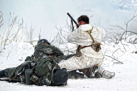 Reconstruction of a major military operation of the Leningrad Front - The January Thunder,  lifting...