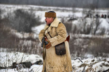 Reconstruction of a major military operation of the Leningrad Front - The January Thunder,  lifting of the blockade of Leningrad.のeditorial素材