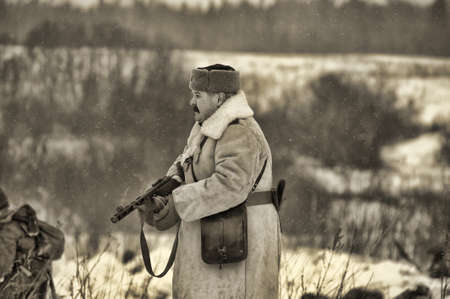 Reconstruction of a major military operation of the Leningrad Front - The January Thunder,  lifting of the blockade of Leningrad.のeditorial素材