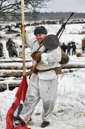 Reconstruction of a major military operation of the Leningrad Front - The January Thunder,  lifting...