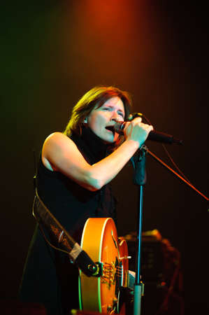 Russian rock band  Night Snipers  performance at rock festivalのeditorial素材