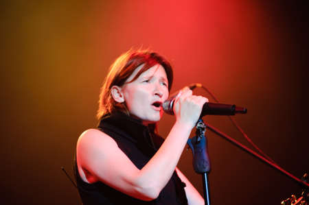 Russian rock band  Night Snipers  performance at rock festivalのeditorial素材