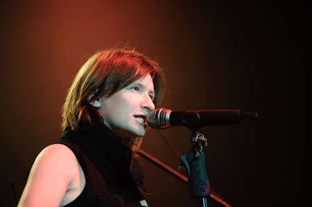 Russian rock band  Night Snipers  performance at rock festivalのeditorial素材