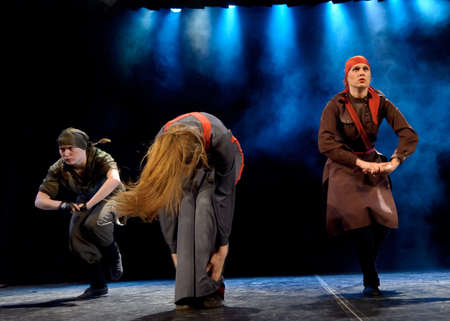 Russia, St.-Petersburg, performance of childrenのeditorial素材