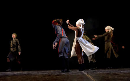 Russia, St.-Petersburg, performance of childrenのeditorial素材