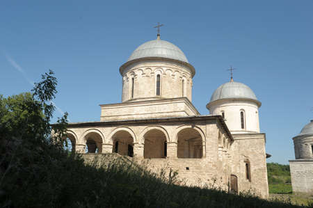Orthodox Church in the fifteenth century castle in the town of Ivangorod, Russia