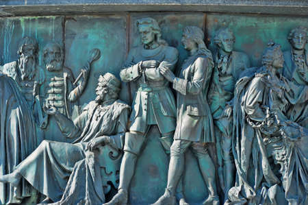 Monument  Millennium of Russia , the city of Veliky Novgorodの写真素材