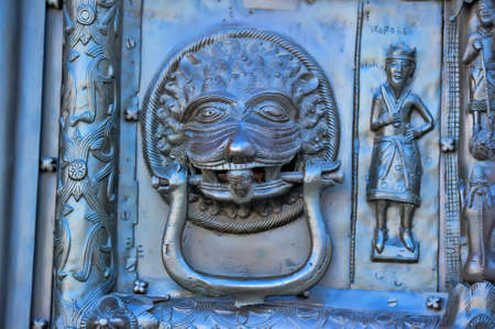 Fragment of the Magdeburg Gatesの写真素材