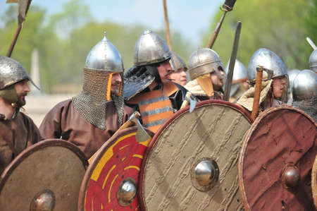 festival Legend of the Norwegian Vikings in the Peter and Paul Fortress territory in St. Petersburg