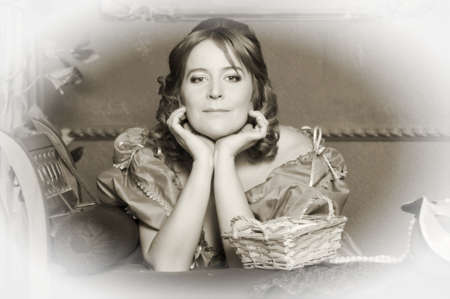 medieval ladyの写真素材