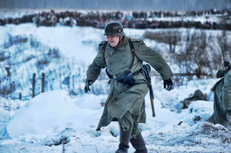 Reconstruction of a major military operation of the Leningrad Front - The January Thunder,  lifting of the blockade of Leningrad.のeditorial素材