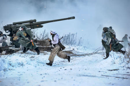 Reconstruction of a major military operation of the Leningrad Front - The January Thunder,  lifting...