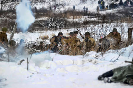 Reconstruction of a major military operation of the Leningrad Front - The January Thunder,  lifting...