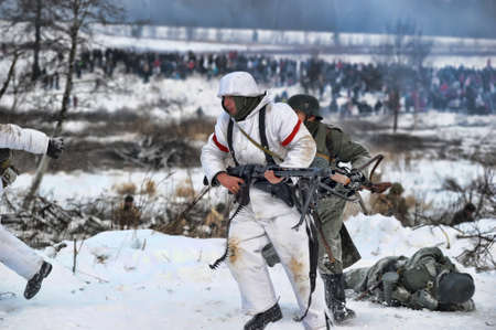 Reconstruction of a major military operation of the Leningrad Front - The January Thunder,  lifting...