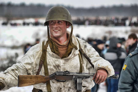 Reconstruction of a major military operation of the Leningrad Front - The January Thunder,  lifting...