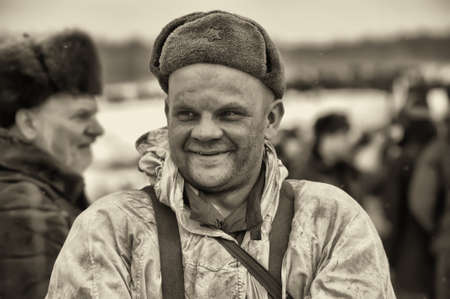 Reconstruction of a major military operation of the Leningrad Front - The January Thunder,  lifting of the blockade of Leningrad.のeditorial素材