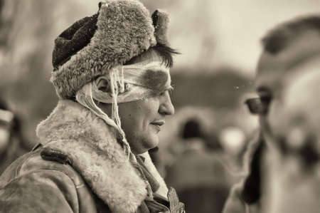 Reconstruction of a major military operation of the Leningrad Front - The January Thunder,  lifting of the blockade of Leningrad.のeditorial素材