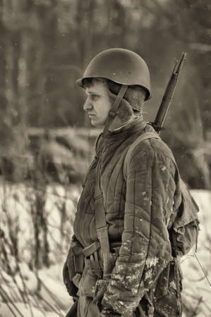 Reconstruction of a major military operation of the Leningrad Front - The January Thunder,  lifting of the blockade of Leningrad.のeditorial素材