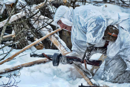 Reconstruction of a major military operation of the Leningrad Front - The January Thunder,  lifting...