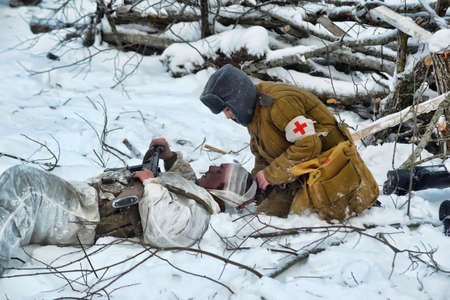 Reconstruction of a major military operation of the Leningrad Front - The January Thunder,  lifting...