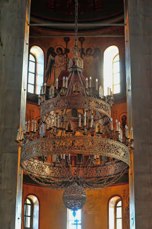 Interior of russian orthodox church