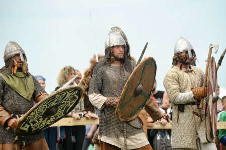 annual military-historical festival early Middle Ages "First Capital of Russia."のeditorial素材