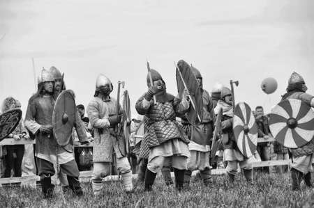 annual military-historical festival early Middle Ages "First Capital of Russia."のeditorial素材