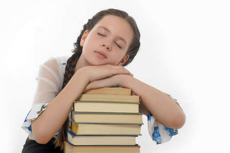 the student fell asleep preparing for examinations