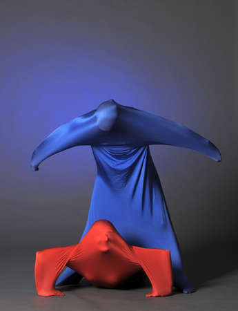 two abstract figuresの写真素材