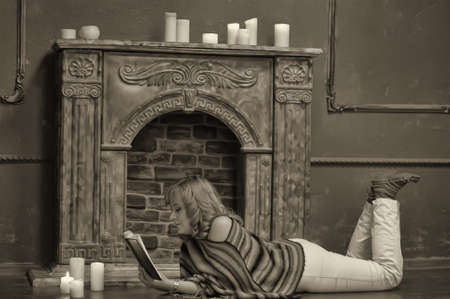 Woman readingの写真素材